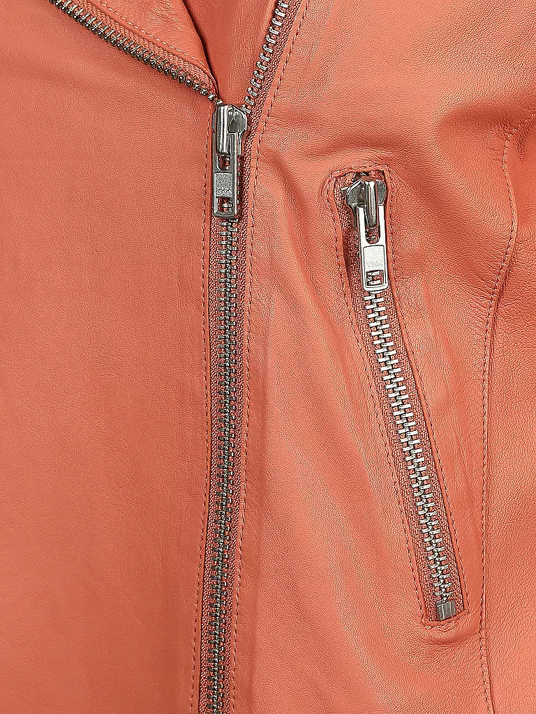 S.W.O.R.D. | Lederjacke "Impact" | orange