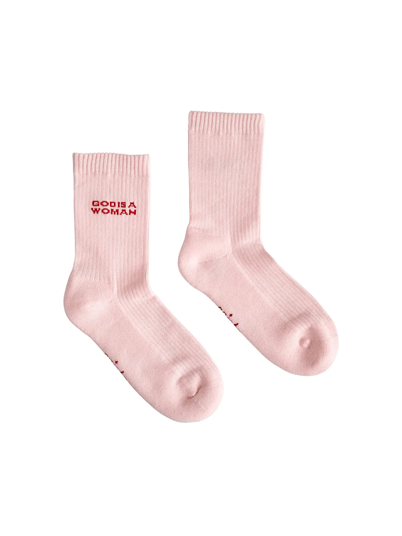 SAINT SASS | Socken GOD IS A WOMAN rosa | rosa