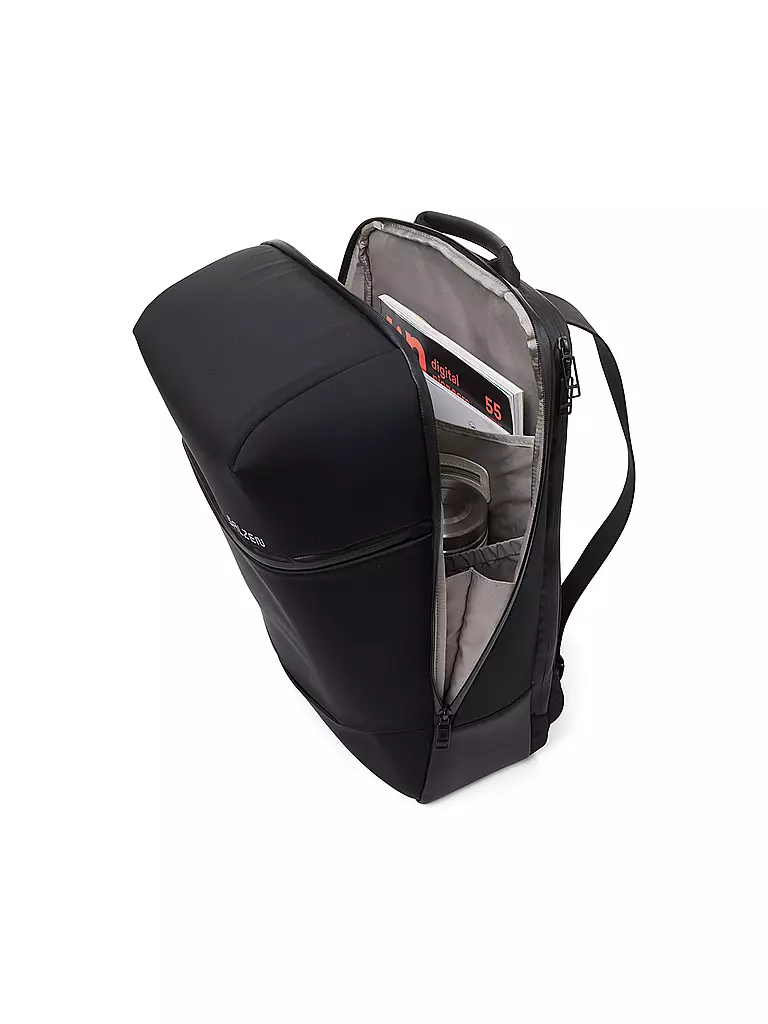 SALZEN | Business Rucksack SHARP (Phantom Black) | schwarz