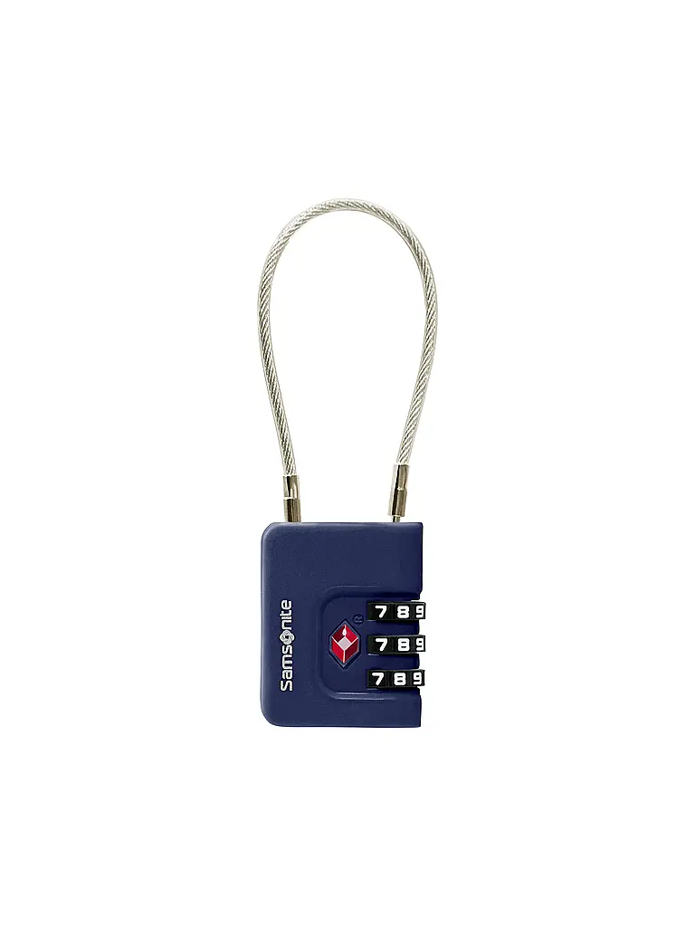 SAMSONITE | 3-Ziffern-TSA-Kabelschloss TA REVOLUTION midnight blue | blau