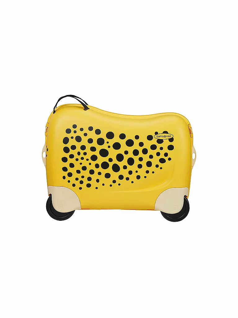 SAMSONITE | Kinder Trolley " Dream Rider Suitcase " ( Cheetah C. )  | gelb