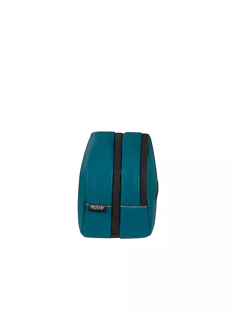 SAMSONITE | Kulturtasche ECODIVER petrol blue / lime | blau