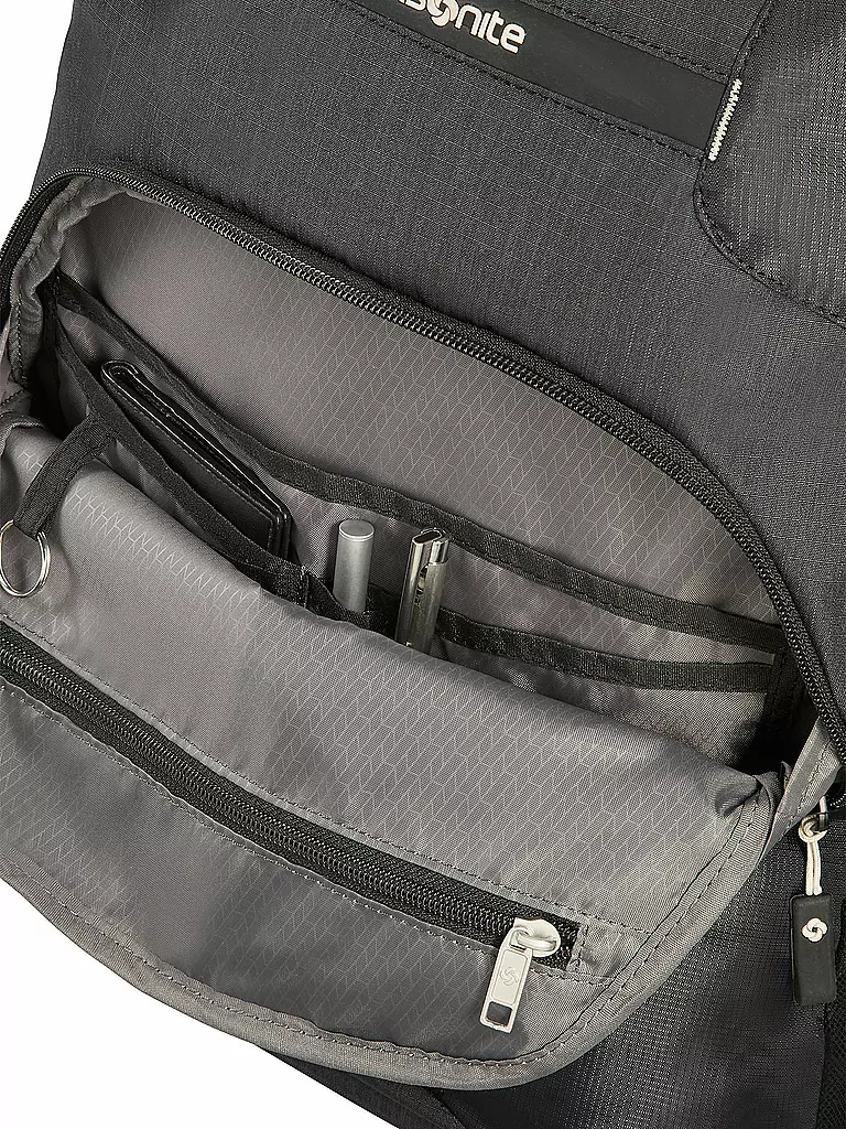 SAMSONITE | Laptop-Rucksack "Rewind" Wheel | schwarz