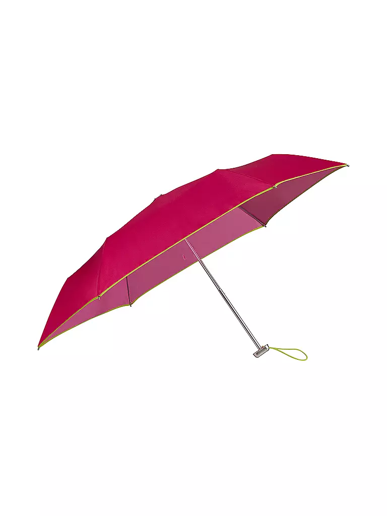SAMSONITE | Regenschirm - Taschenschirm Alu Drop S dark pink/grass | beere
