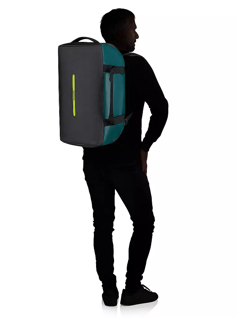 SAMSONITE | Reisetasche Ecodiver Duffle S Dark Teal/Lime | blau