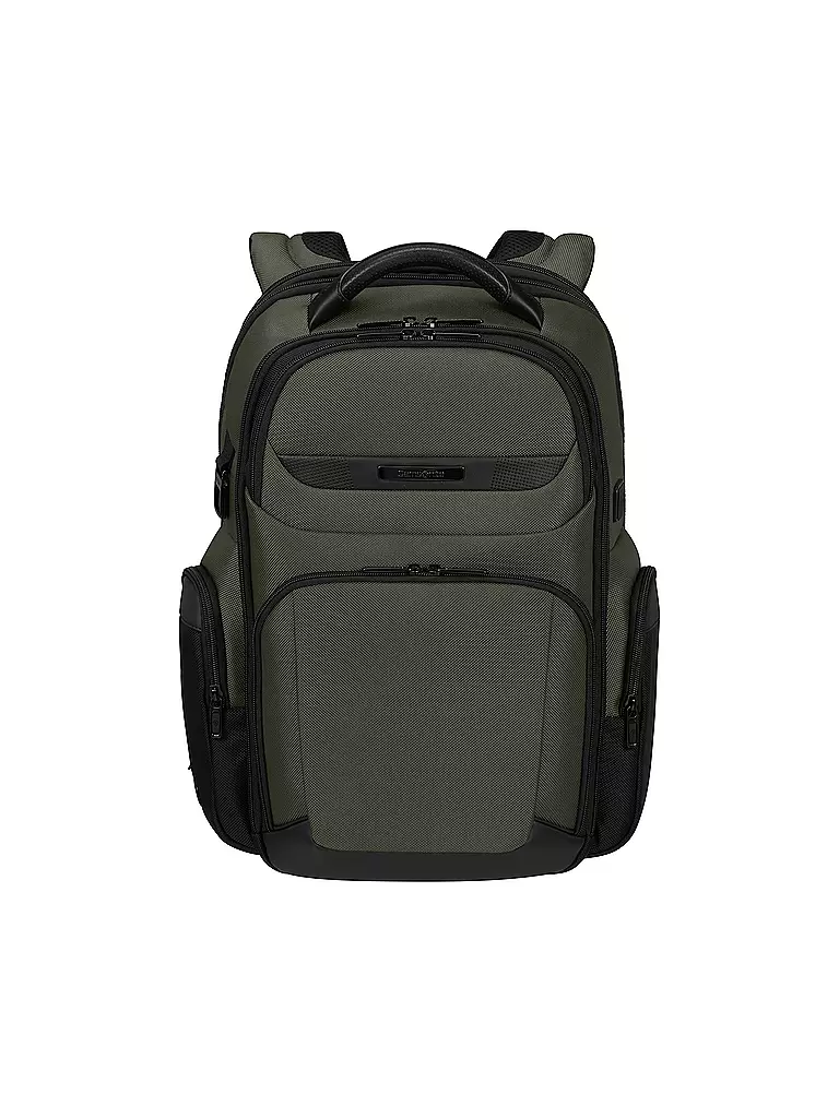 SAMSONITE | Rucksack PRO-DLX erweiterbar Green | dunkelgrün
