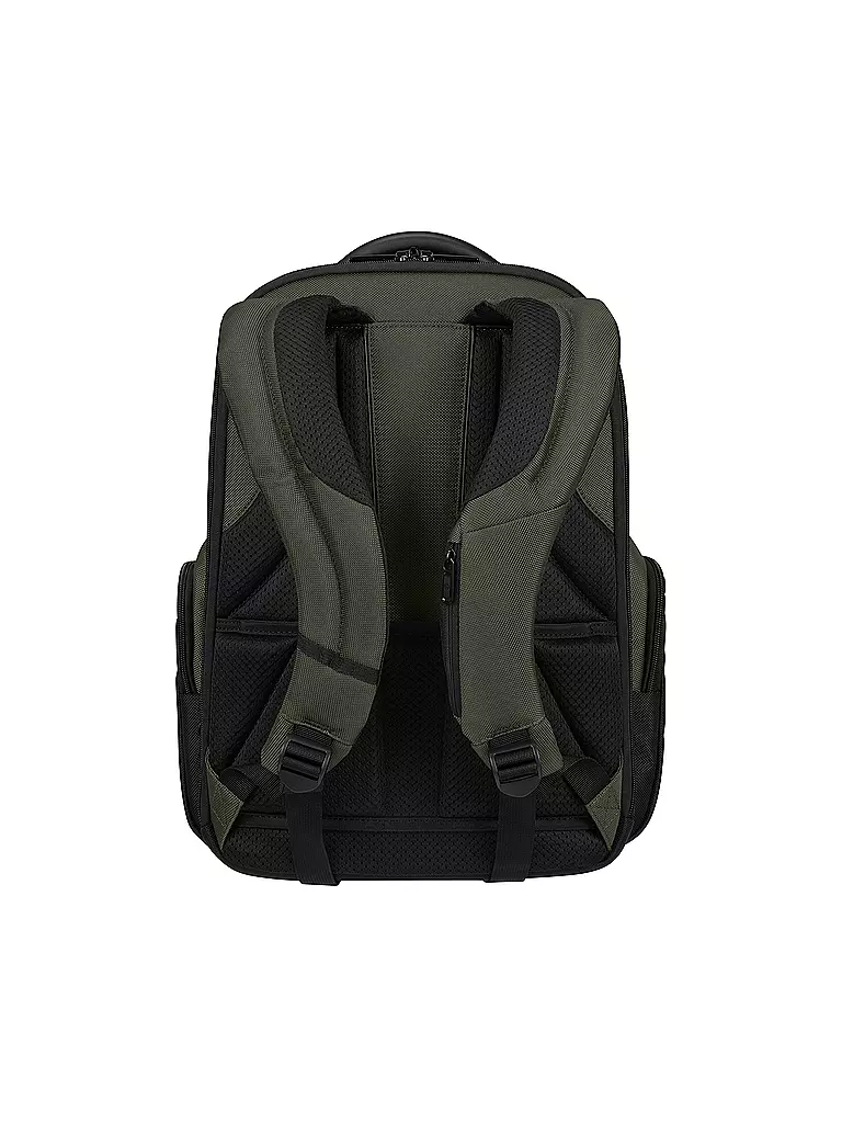 SAMSONITE | Rucksack PRO-DLX erweiterbar Green | schwarz