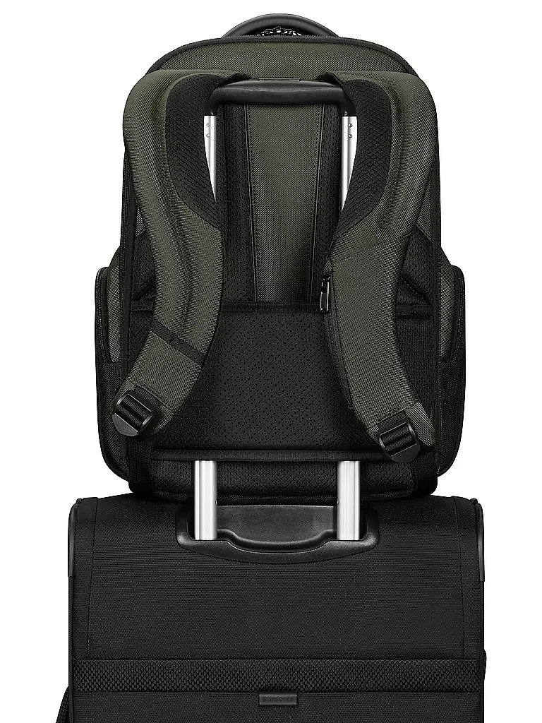 SAMSONITE | Rucksack PRO-DLX erweiterbar Green | grün