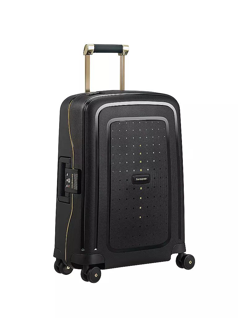 SAMSONITE | S`Cure Spinner 55 cm" (50919 25 Black/Gold) | schwarz