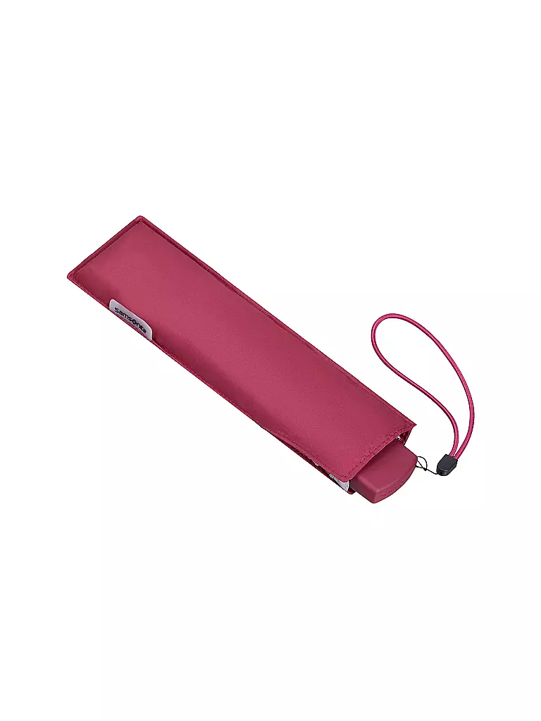 SAMSONITE | Taschenschirm RAIN PRO MANUAL FLAT pomegranate | beere