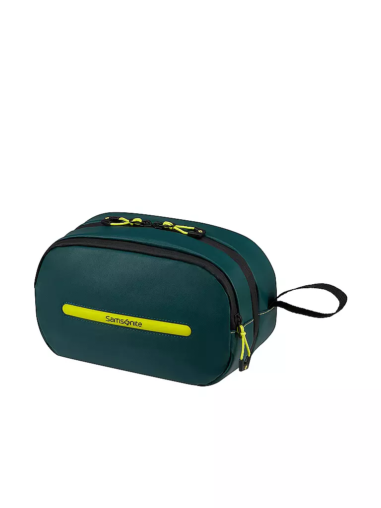 SAMSONITE | Toilettetasche ECODIVER Dark Teal/Lime | blau