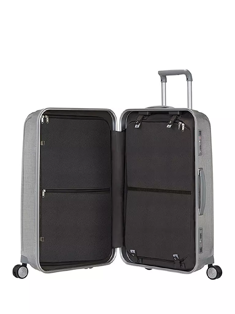 SAMSONITE | Trolley "Lite Cube" Spinner 76 cm (88095 1004 Silber) | 