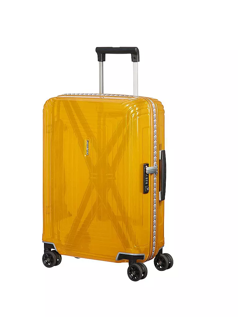 SAMSONITE | Trolley "Neopulse Lifestyle Spinner" 55cm (Transparent Yellow) 122785 | gelb