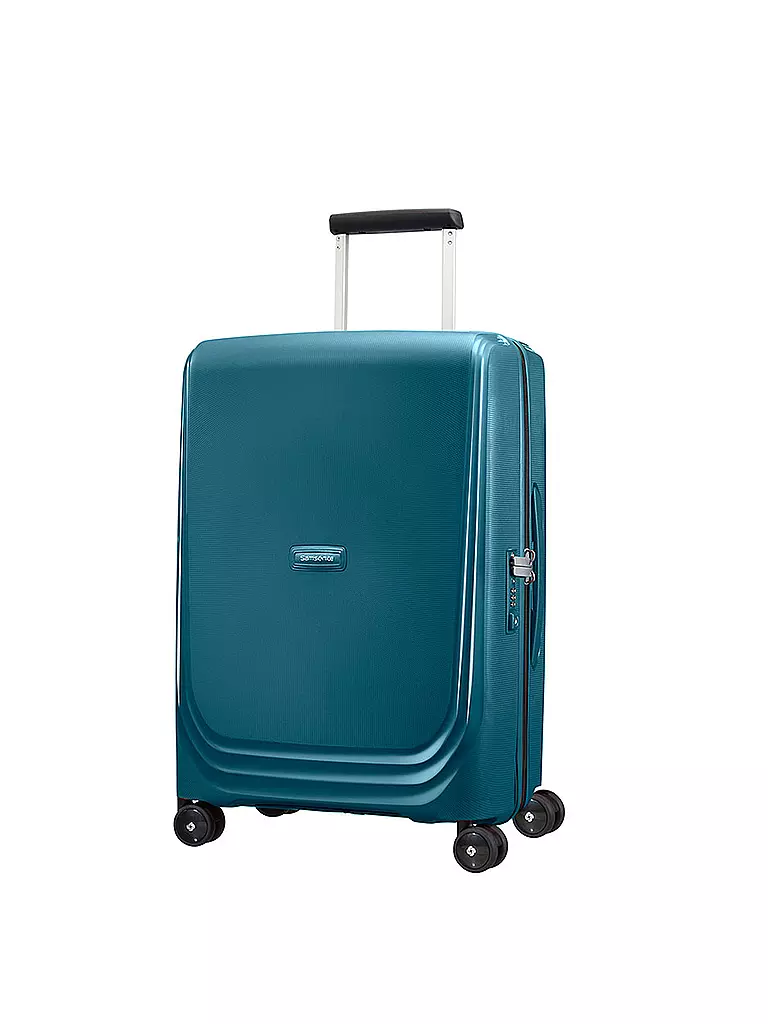 SAMSONITE | Trolley "Optic Spinner" 55cm (72686 1542 metallic green) | petrol