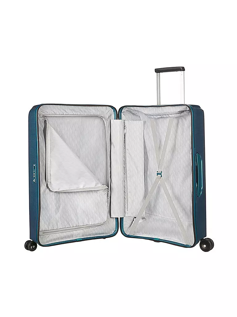 SAMSONITE | Trolley "Optic Spinner" 69cm (72687 1542 metallic green) | petrol