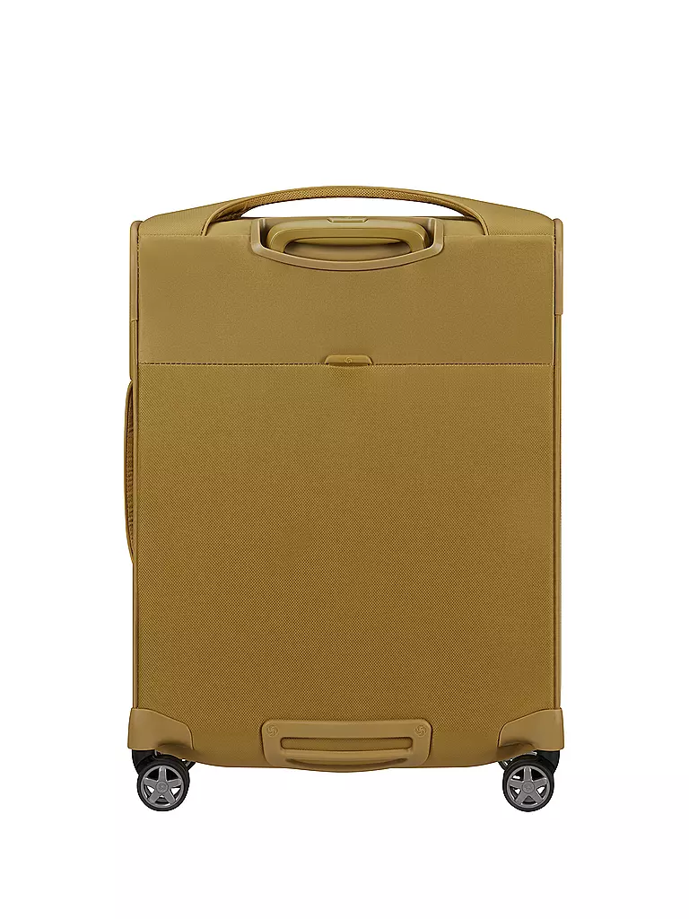 SAMSONITE | Trolley  D'LITE SPINNER 55cm erweiterbar mustard yellow | petrol