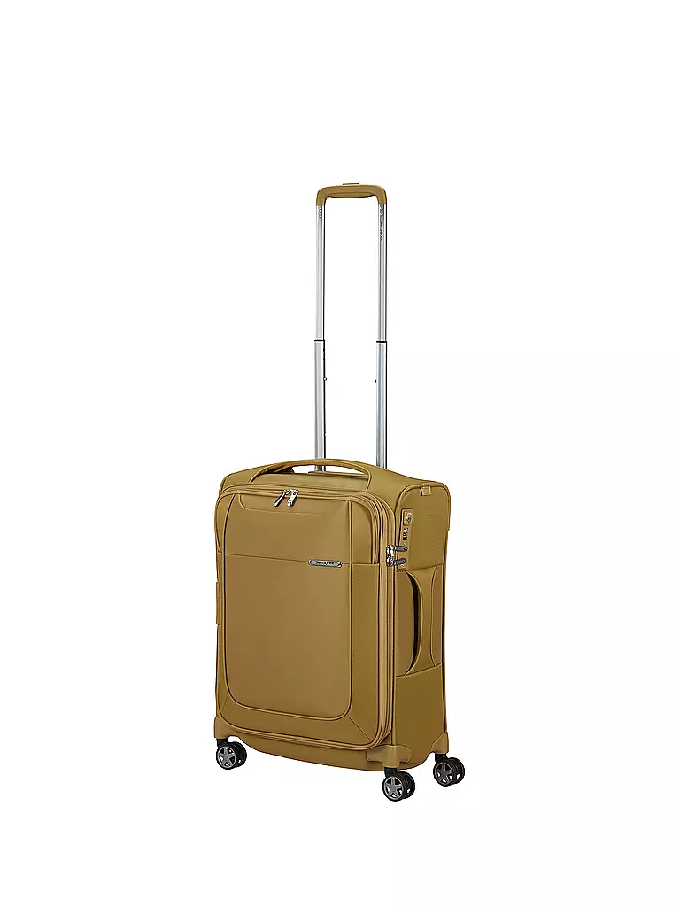 SAMSONITE | Trolley  D'LITE SPINNER 55cm erweiterbar mustard yellow | petrol