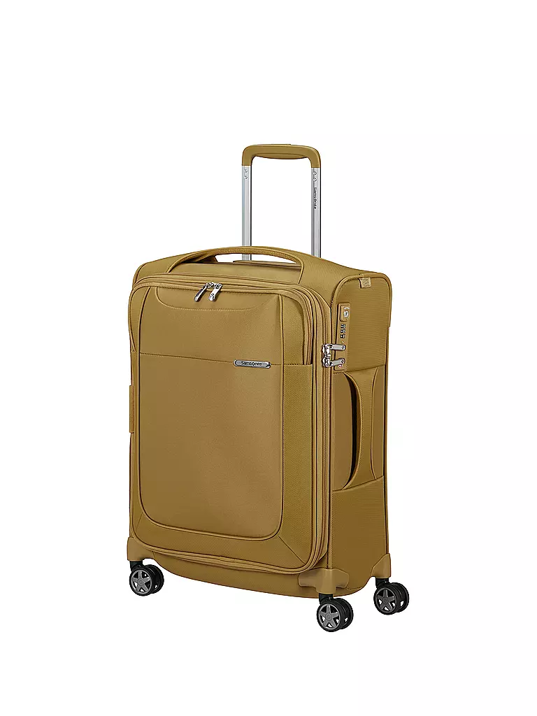 SAMSONITE | Trolley  D'LITE SPINNER 55cm erweiterbar mustard yellow | petrol