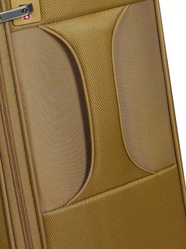 SAMSONITE | Trolley  D'LITE SPINNER 55cm erweiterbar mustard yellow | petrol