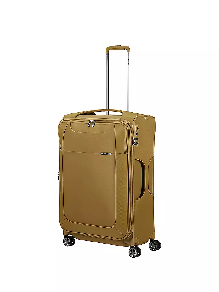 SAMSONITE | Trolley  D'LITE SPINNER 71cm erweiterbar mustard yellow | petrol