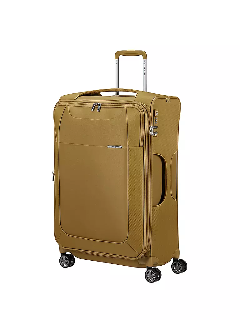 SAMSONITE | Trolley  D'LITE SPINNER 71cm erweiterbar mustard yellow | petrol