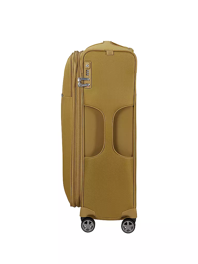 SAMSONITE | Trolley  D'LITE SPINNER 71cm erweiterbar mustard yellow | petrol