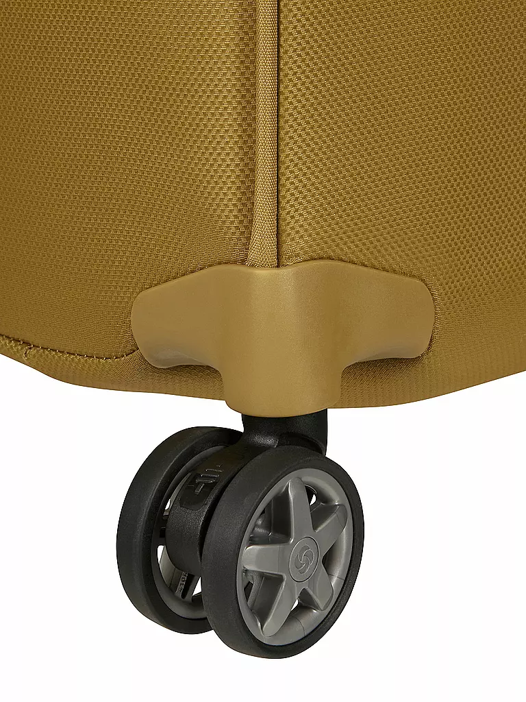 SAMSONITE | Trolley  D'LITE SPINNER 71cm erweiterbar mustard yellow | petrol