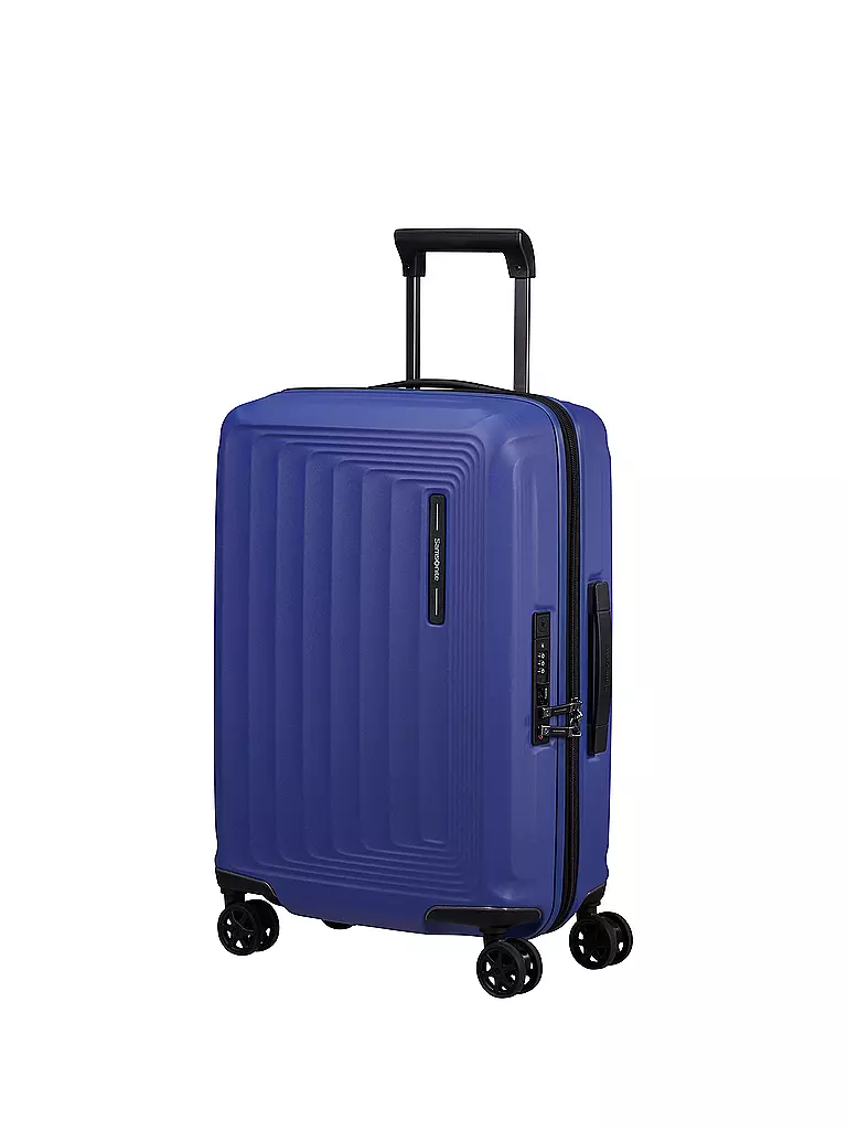 SAMSONITE | Trolley  NUON SPINNER 55cm erweiterbar matt Nautical B  | blau