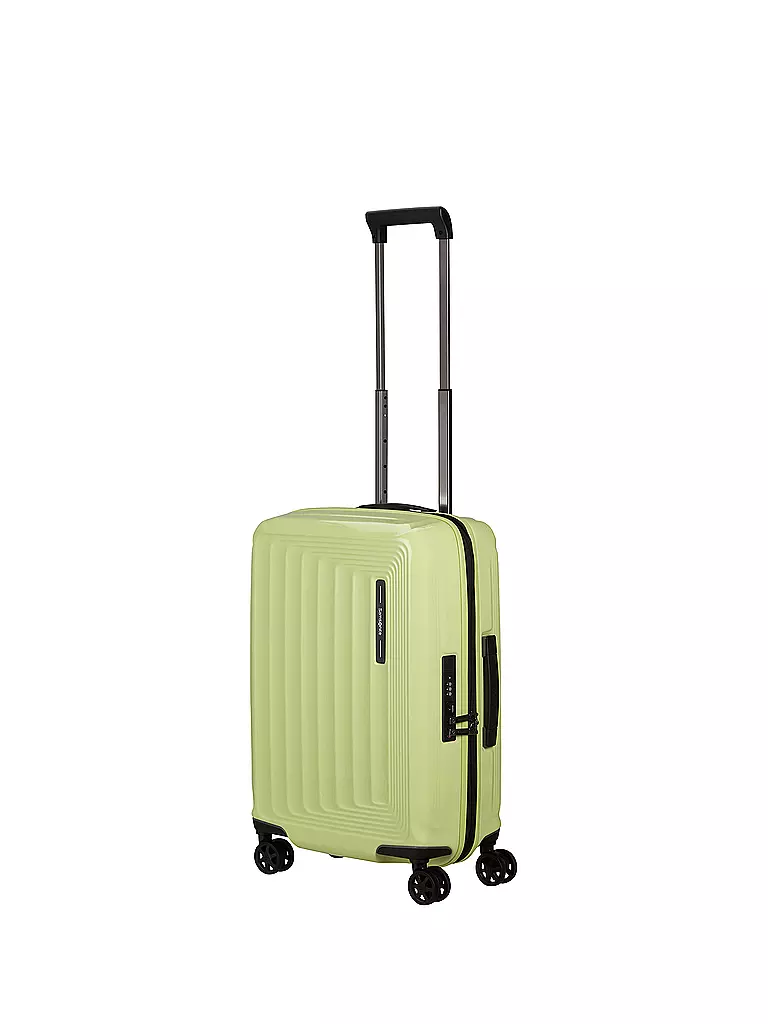 SAMSONITE | Trolley  NUON SPINNER 55cm erweiterbar metallic melon | hellgrün