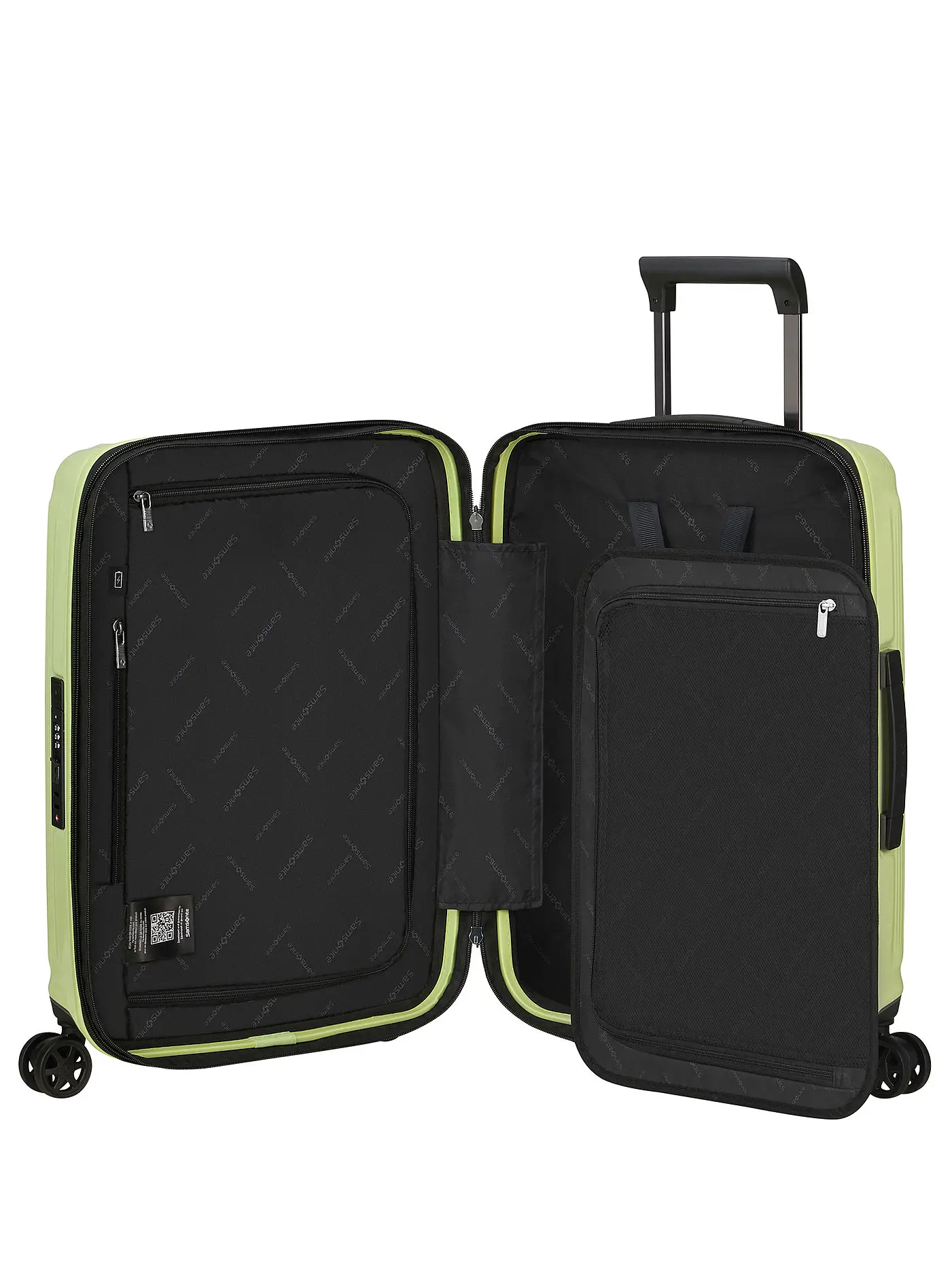 SAMSONITE | Trolley  NUON SPINNER 55cm erweiterbar metallic melon | hellgrün