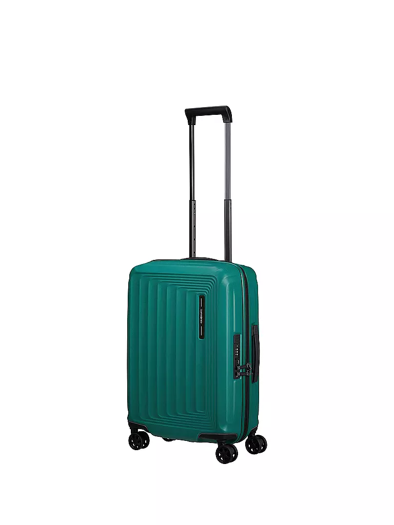 SAMSONITE | Trolley  NUON SPINNER 55cm erweiterbar pine green | petrol