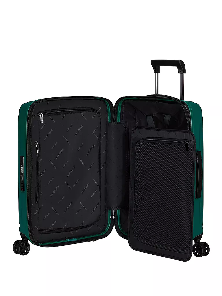 SAMSONITE | Trolley  NUON SPINNER 55cm erweiterbar pine green | petrol