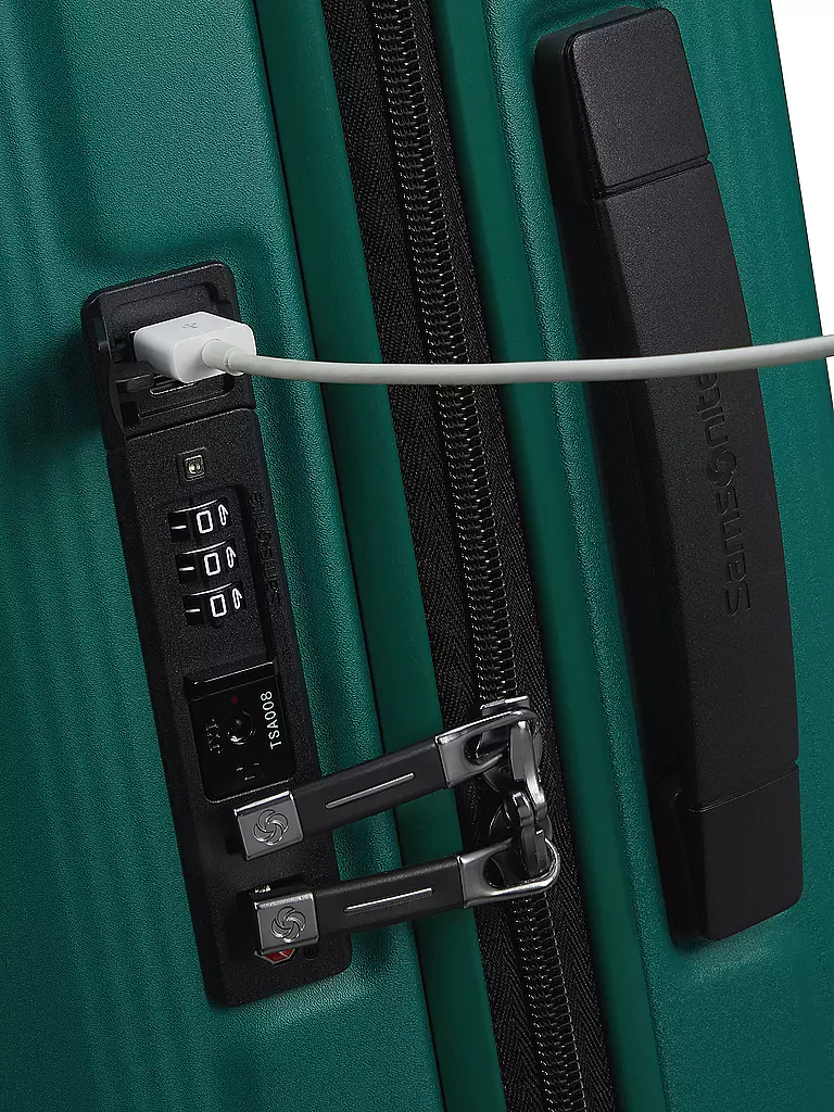 SAMSONITE | Trolley  NUON SPINNER 55cm erweiterbar pine green | petrol