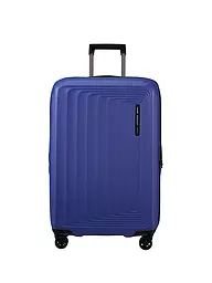 SAMSONITE | Trolley  NUON SPINNER 69cm erweiterbar metallic ruby | blau