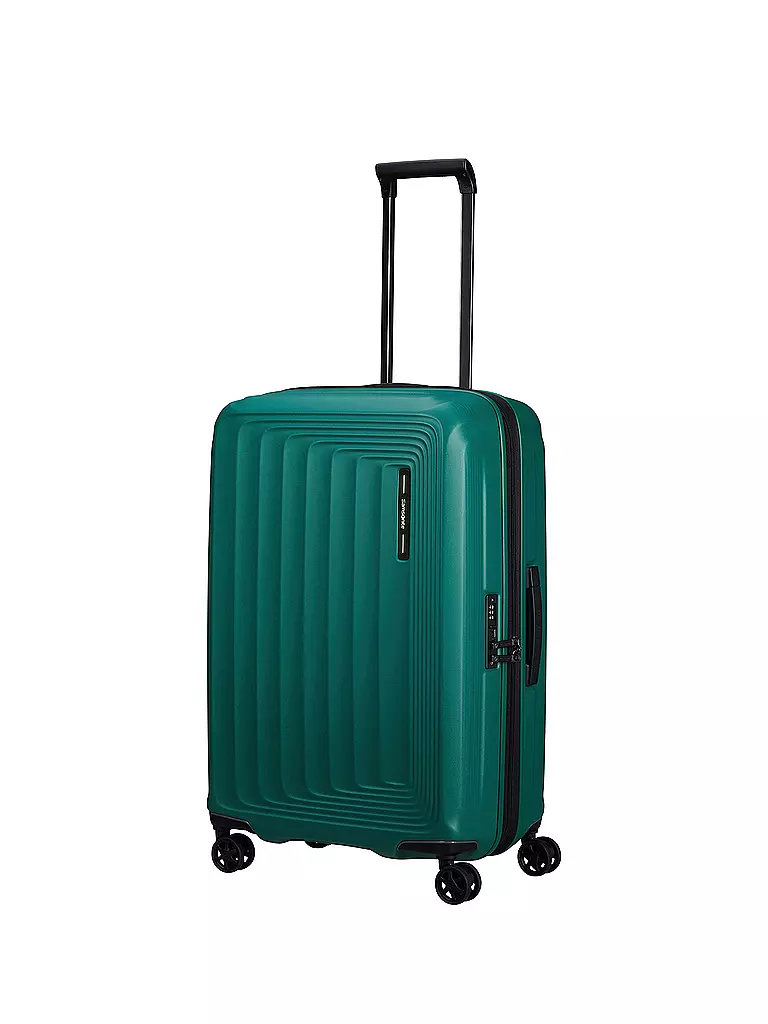 SAMSONITE | Trolley  NUON SPINNER 69cm erweiterbar pine green | orange