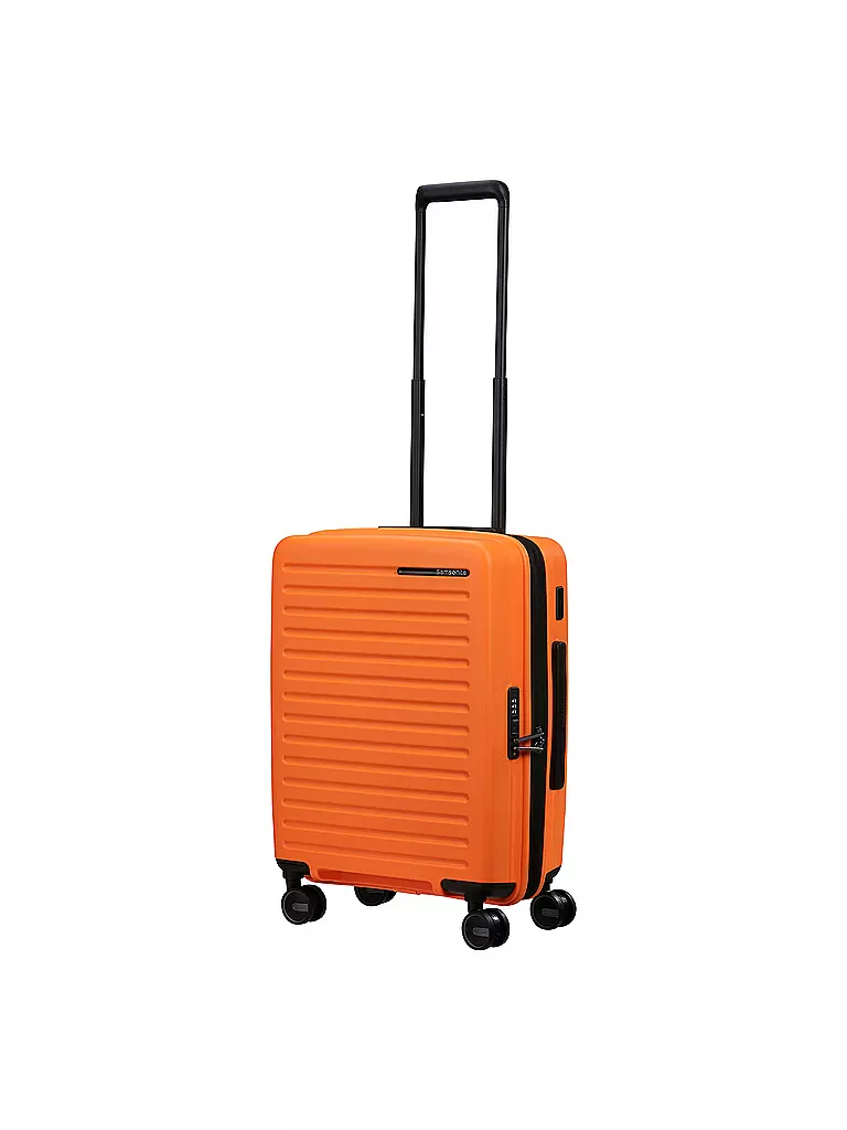 SAMSONITE | Trolley  RESTACKD SPINNER 55cm erweiterbar papaya | hellblau