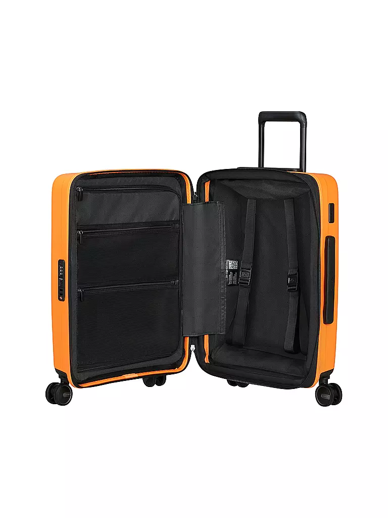 SAMSONITE | Trolley  RESTACKD SPINNER 55cm erweiterbar papaya | hellblau