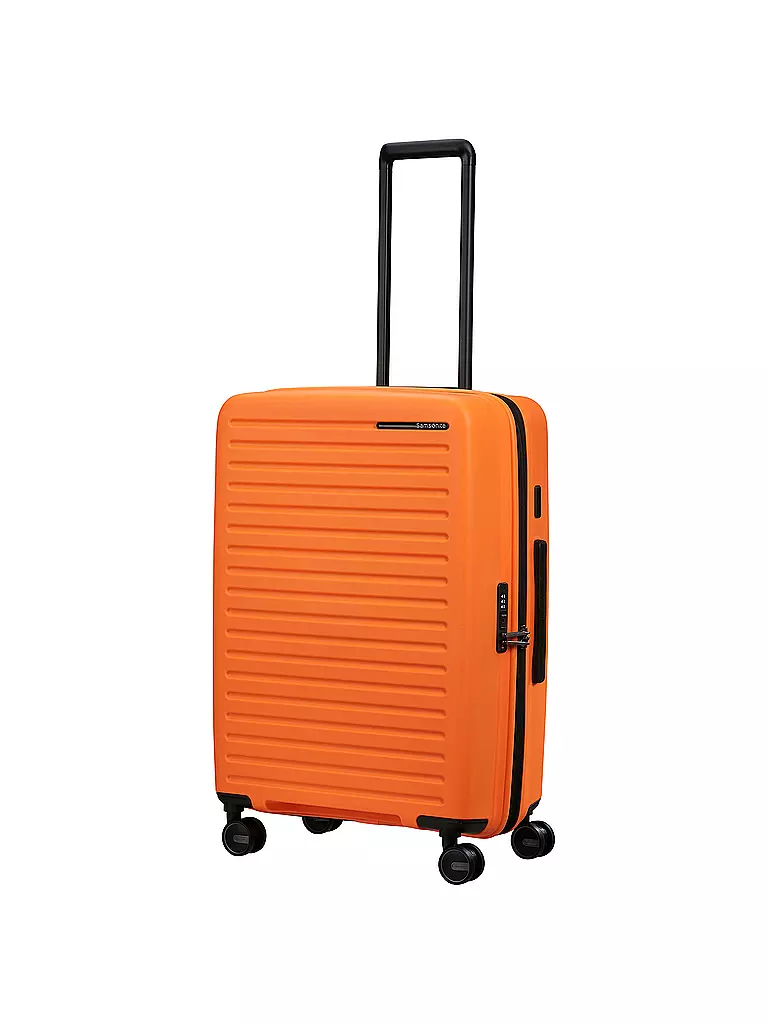 SAMSONITE | Trolley  RESTACKD SPINNER 68cm erweiterbar papaya | hellblau