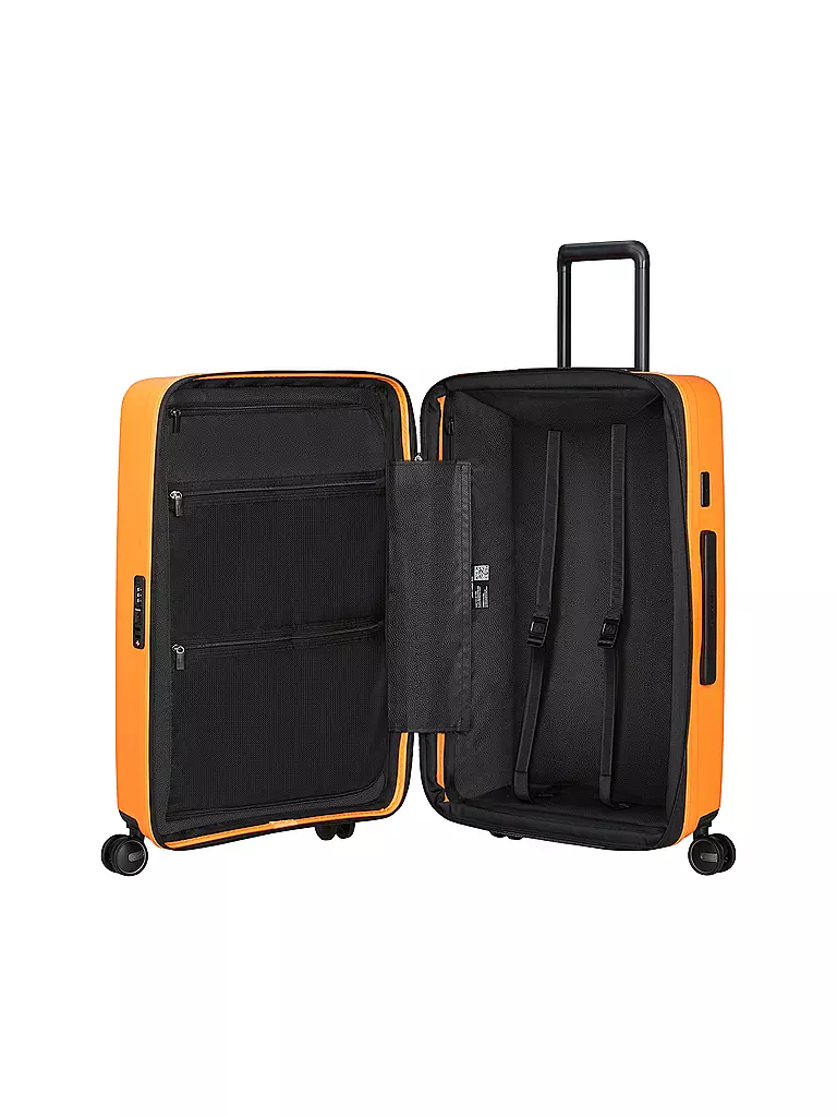 SAMSONITE | Trolley  RESTACKD SPINNER 68cm erweiterbar papaya | hellblau