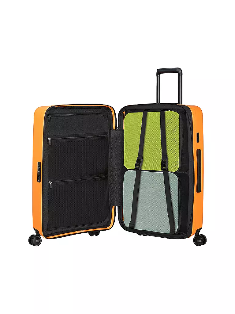 SAMSONITE | Trolley  RESTACKD SPINNER 68cm erweiterbar papaya | hellblau