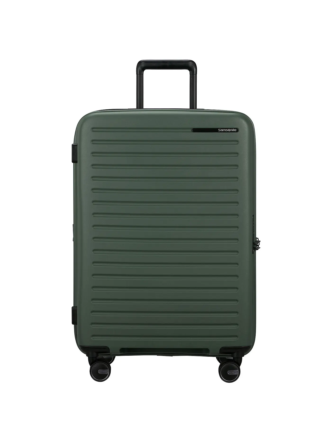 SAMSONITE | Trolley  RESTACKD SPINNER 68cm erweiterbar black | dunkelgrün