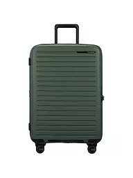SAMSONITE | Trolley  RESTACKD SPINNER 68cm erweiterbar papaya | dunkelgrün