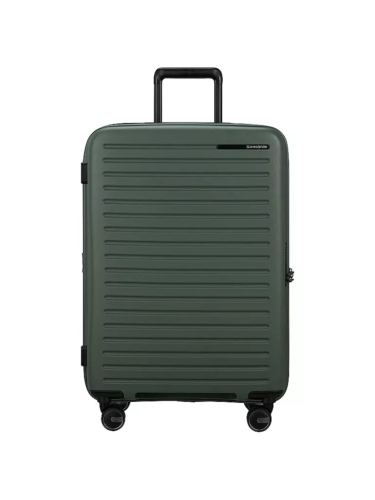 SAMSONITE | Trolley  RESTACKD SPINNER 68cm erweiterbar sage | dunkelgrün