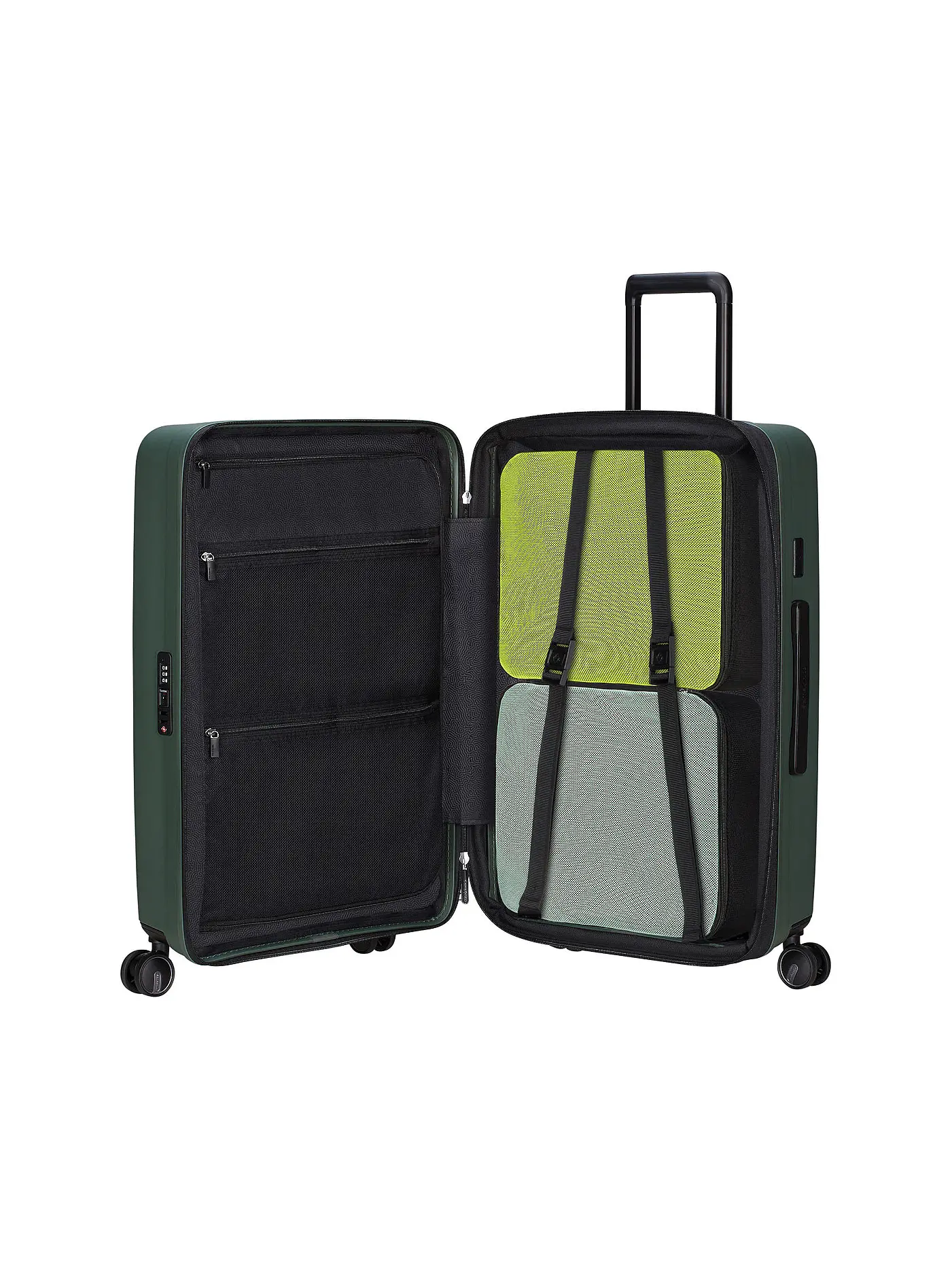SAMSONITE | Trolley  RESTACKD SPINNER 68cm erweiterbar sage | dunkelgrün