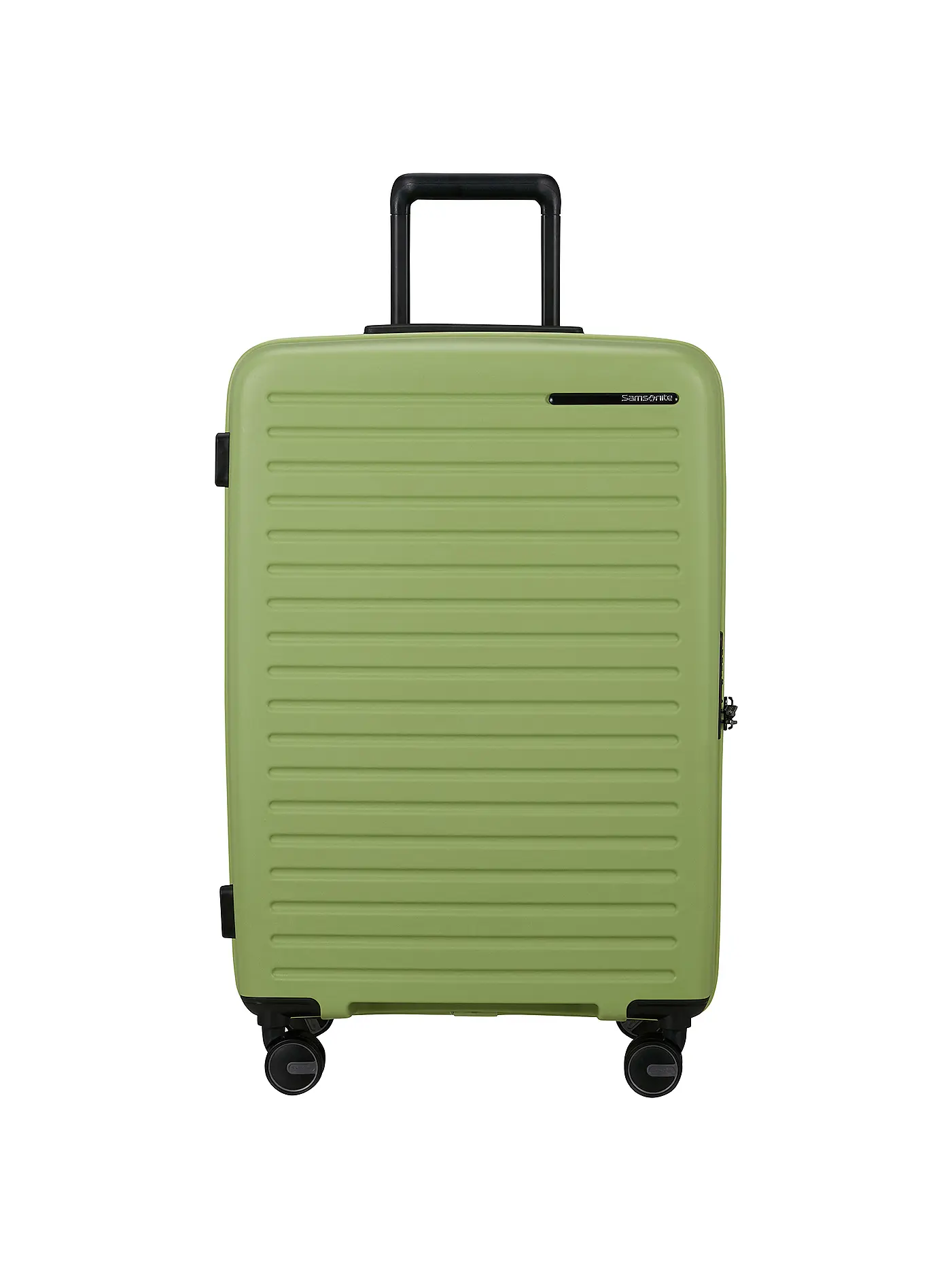 SAMSONITE | Trolley  RESTACKD SPINNER 68cm erweiterbar black | hellgrün