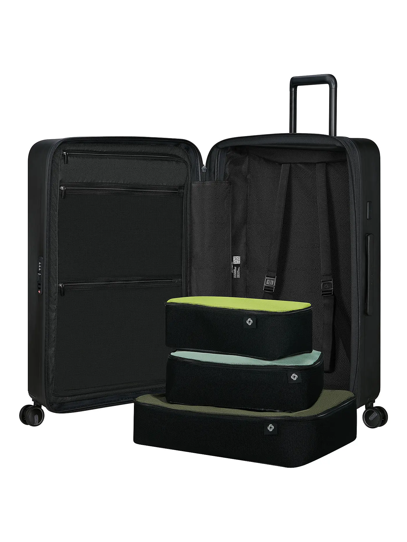 SAMSONITE | Trolley  RESTACKD SPINNER 75cm erweiterbar black | schwarz