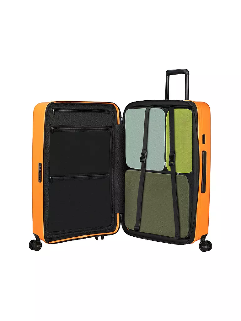 SAMSONITE | Trolley  RESTACKD SPINNER 75cm erweiterbar papaya | hellblau