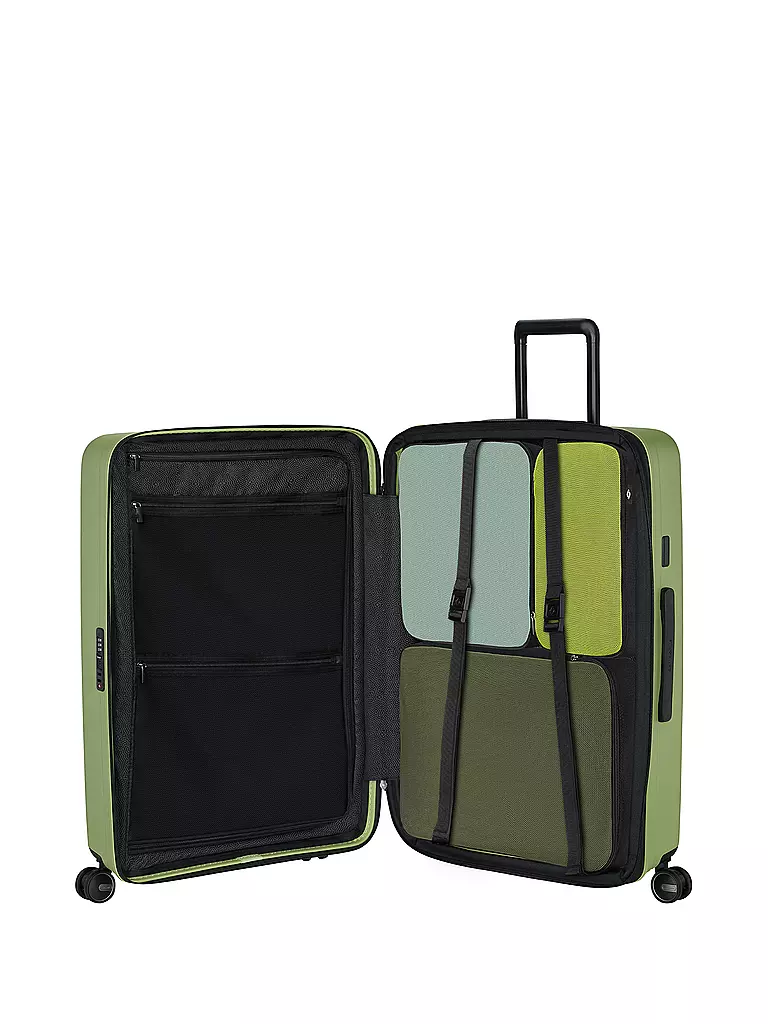 SAMSONITE | Trolley  RESTACKD SPINNER 75cm erweiterbar Wasabi | hellgrün