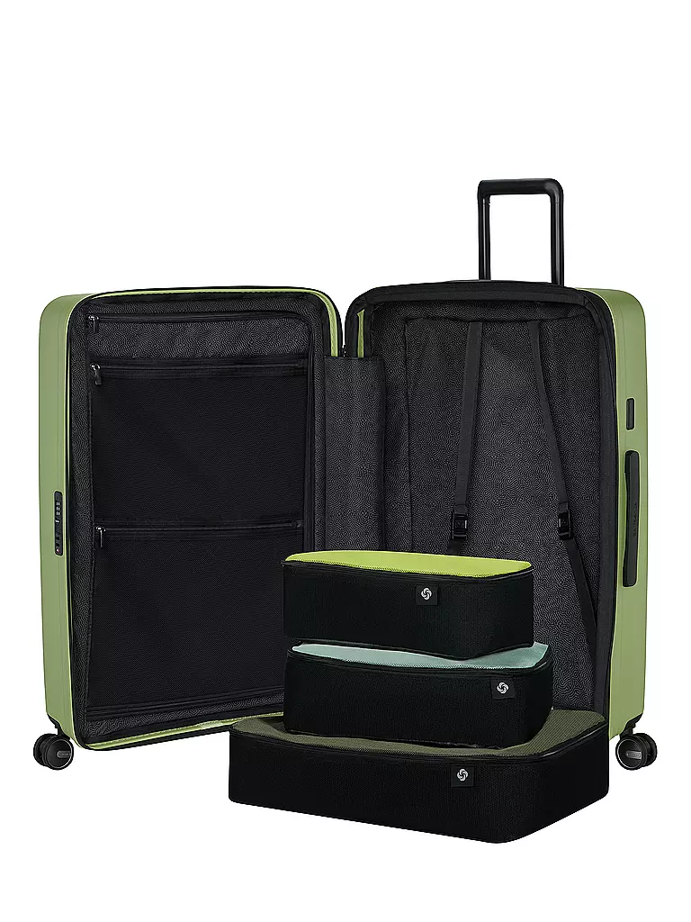 SAMSONITE | Trolley  RESTACKD SPINNER 75cm erweiterbar Wasabi | hellgrün