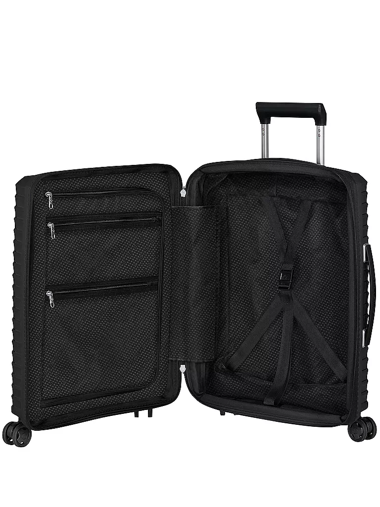 SAMSONITE | Trolley  UPSCAPE SPINNER 55cm erweiterbar Black | gelb